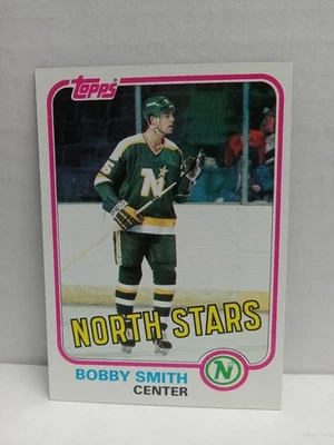 1981 Topps #37 Bobby Smith NM Or Better Minnesota North Stars - Image 1 of 2