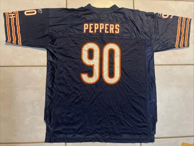 Camiseta deportiva vintage Reebok Chicago Bears Julius Peppers NFL para hombre 2XL Foto 1 de 4