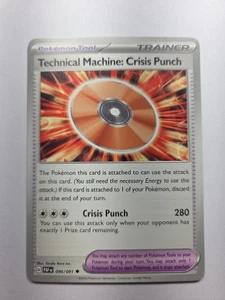 Technical Machine: Crisis Punch - 090/091 - Uncommon NM, English Pokemon Paldean - Picture 1 of 2