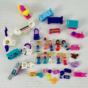 Konvolut 10 Polly Pocket Ersatzpuppen Micro Mini Figuren kleines Zubehör - Bild 1 von 13