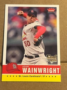 2006 FLEER TRADITION - ADAM WAINWRIGHT CARDINALS ROOKIE #48 - Picture 1 of 2