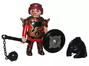 Playmobil Dwarf Medieval Soldier Fire Knight black shield - Game of Thrones C16 - Picture 1 of 3