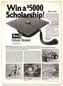 1974 - Revell Models Scholarship - Original Print Ad (8x11) - Advertisement - Picture 1 of 1