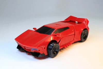 Transformers Sideswipe Robots In Disguise One-Step Changers Figure Red Hasbro - Image 1 of 4