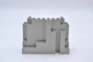 LEGO Rock Wall Althell Grey Light Gray Rock Panel 4x10x6 Rectangular 6082 - Picture 1 of 2