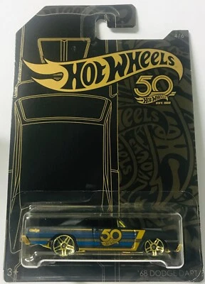 68 Dodge Dart Car 50 Anniversary Hot Wheels Challenging The Limits Since 1968 - Immagine 1 di 4