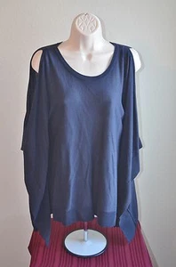 Michael Kors 100 % authentisch marineblau Poncho Pullover Oberteil Damengröße S UVP 110 $ - Bild 1 von 7