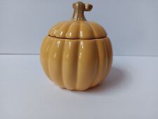 Hallmark Pumpkin Jar Candle With Lid Pumpkin Spice Scent Preowned Never Used