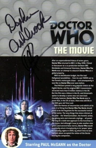 Doctor Who: The TV Movie DVD Insert Signed by DAPHNE ASHBROOK & YEE JEE TSO - Picture 1 of 1