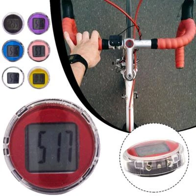 Mini-Motorrad-Digitaluhr-Uhr-Stick auf dem Motorrad-Display Wasserdicht 1X A1G2 - Bild 1 von 4