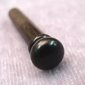 6 EBONY GUITAR BRIDGE PINS - 5 degree taper - Picture 1 of 4