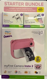 myFirst Insta 2 Camera Set with Color Thermal Sticker _ Pink - Picture 1 of 2