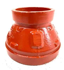 Gruvlok Style 7072 Concentric Reducer 6" x 2" Grooved End Pipe Fitting - Picture 1 of 9
