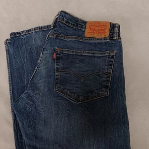Levi's 502 blaue Jeans 36x34 mittelgewaschenes konisches Bein - Bild 1 von 10