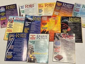 Reader’s Digest Magazines 1995 Complete year 12 issues vintage ads
