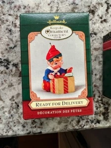 2001 HALLMARK KEEPSAKE ORNAMENT COLLECTORS CLUB READY FOR DELIVERY DATED - Picture 1 of 2