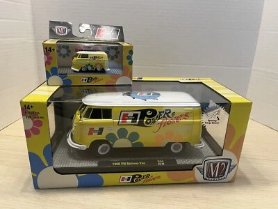 Volkswagen M2 Machines 1/24 Hurst Power Flowers Diecast Model With Bonus 1/64 VW - Image 1 of 4