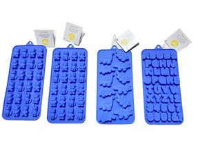 Wilton Silicone Molds Lot - Chocolate, Gelatine, Animals, Alphabet & Dinosaurs. - Picture 1 of 6