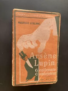 RARE Maurice Leblanc Arsène Lupin Gentleman cambrioleur 1908 Pierre Lafitte - Bild 1 von 6