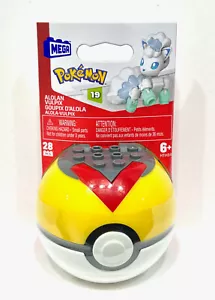 MEGA Construx Pokemon Alolan Vulpix (Series 19) (HTH84) (NISB) - Picture 1 of 2