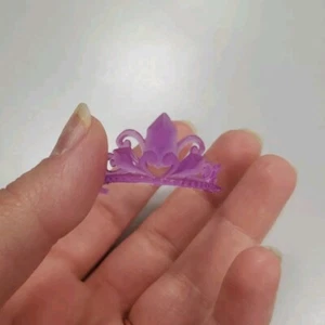 Mattel Barbie Dreamtopia Meerjungfrau Puppe lila blaue Haare Ersatzkrone - Bild 1 von 3