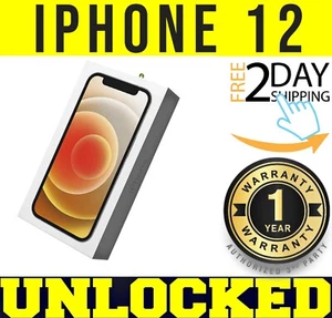 Apple iPhone 12 - 64GB - (FACTORY UNLOCKED) ✅ 1 YEAR WARRANTY✅ WHITE ✤SEALED✤ - Photo 1 sur 2