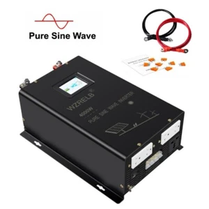 4000W Pure Sine Wave Inverter 48V to 120V 240V Split Phase Solar Home System Off - Picture 1 of 10