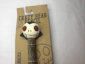 Halloween Dracula Crazy Head Pencil Fun Holiday Desk Addition - Picture 1 of 5