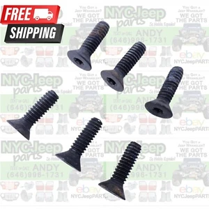 6pc SCREW SET Jeep Wrangler CJ YJ TJ Side View Mirror Mounting Screws Hardware - Picture 1 of 6