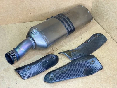 KTM 690 smc enduro Husqvarna 701 Akrapovic TITANIUM carbon exhaust muffler - Image 1 of 4