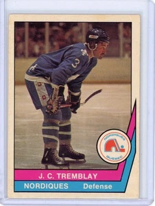 1977-78 O-PEE-CHEE J.C.TREMBLAY #44 QUEBEC NORDIQUES WHA AS SHOW PAUSCHAL $1 VERSAND - Bild 1 von 2