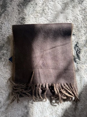 Nuevo con etiquetas Bufanda Polo Ralph Lauren Marrón 80% Lana Virgen 20% Nylon Foto 1 de 3