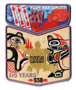 Boy Scout OA 338 Sikhs Mox Lamonti Lodge 30th Anniversary Flap Set - Picture 1 of 1