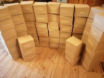 Versandkarton ca. L19xB16xH13,5 cm Faltkarton Verpackungskarton Kartons 60 St.  - Bild 1 von 4