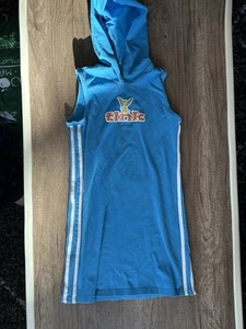 Vintage 2000s Y2K Disney Tinker Bell Girls Hooded Dress Size 7/8 - Picture 1 of 7