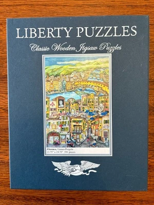 Liberty Classic Wooden Puzzles, “Florence”, by Linnea Pergola, 591 pieces, EUC  - Image 1 of 4
