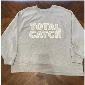 Aerie Total Catch grau Rundhals Pullover Sweatshirt lässig bequem - Bild 1 von 5