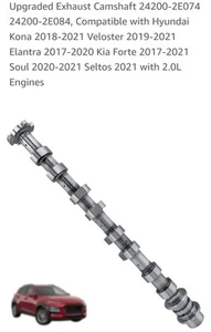 New Exhaust Camshaft 24200-2E270 For 14-18 Tucson 14-16 Soul 2.0L - Bild 1 von 6