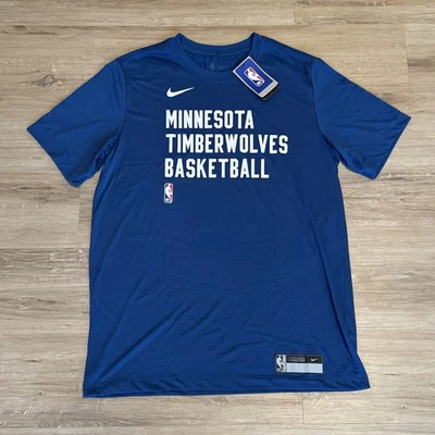 Minnesota Timberwolves Nike NBA Authentics Team Issue Hombres’s Lake Blue LT 24/25 Foto 1 de 4