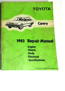 Toyota Camry 1983 manual de reparación de servicio de fábrica - Imagen 1 de 5
