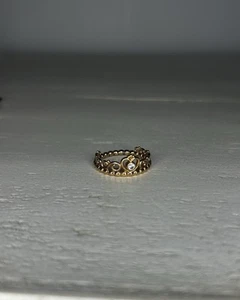 Pandora Rose Gold Crown Ring Size 8 - Picture 1 of 2