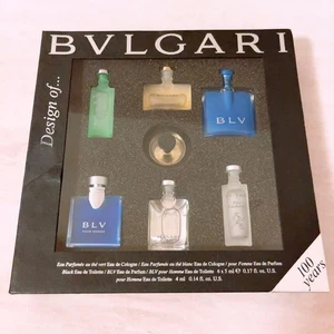 BVLGARI Mini TRAVEL Perfume Set 5 ml/0.17 floz × 6 + 4 ml/0.13 floz EDP EDT EDC - Picture 1 of 3