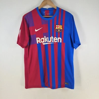 Barcelona FC Football Jersey mens size L nike rakuten like new! 118525 - image 1 of 4