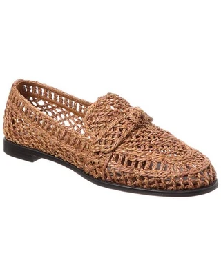 Alexandre Birman Raffia Penny Loafer Women's - Image 1 of 4