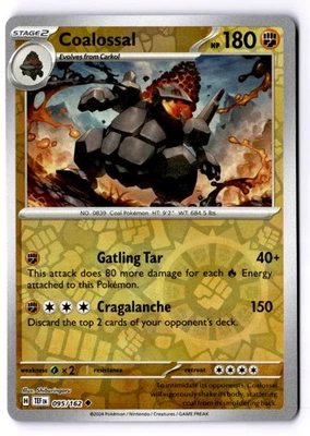 Coalossal Reverse Holo Uncommon SV05: Temporal Forces 095/162 NM - Image 1 of 2