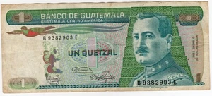 GUATEMALA P-66 1 Quetzal 1986 - Foto 1 di 3