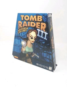 Tomb Raider III Adventures Of Lara Croft (1998) Trapezoid Big Box PC- Very Good - Picture 1 of 11