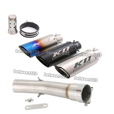 For Yamaha FZ1 2006-2015 Exhaust Muffler Motorcycle Silencer Middle Link Pipe - Image 1 of 4