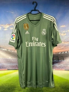 Real Madrid Jersey Goalkeeper football shirt 2017 - 2018 Adidas Adizero Men L - Picture 1 of 9