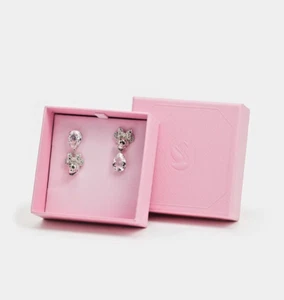 New in Gift Box SWAROVSKI Brand 5668779 Disney 100th Minnie Mouse drop earrings - Picture 1 of 3